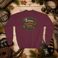 Youth Crewneck Sweatshirt — Wyoming County Coonhunters Club Graphic