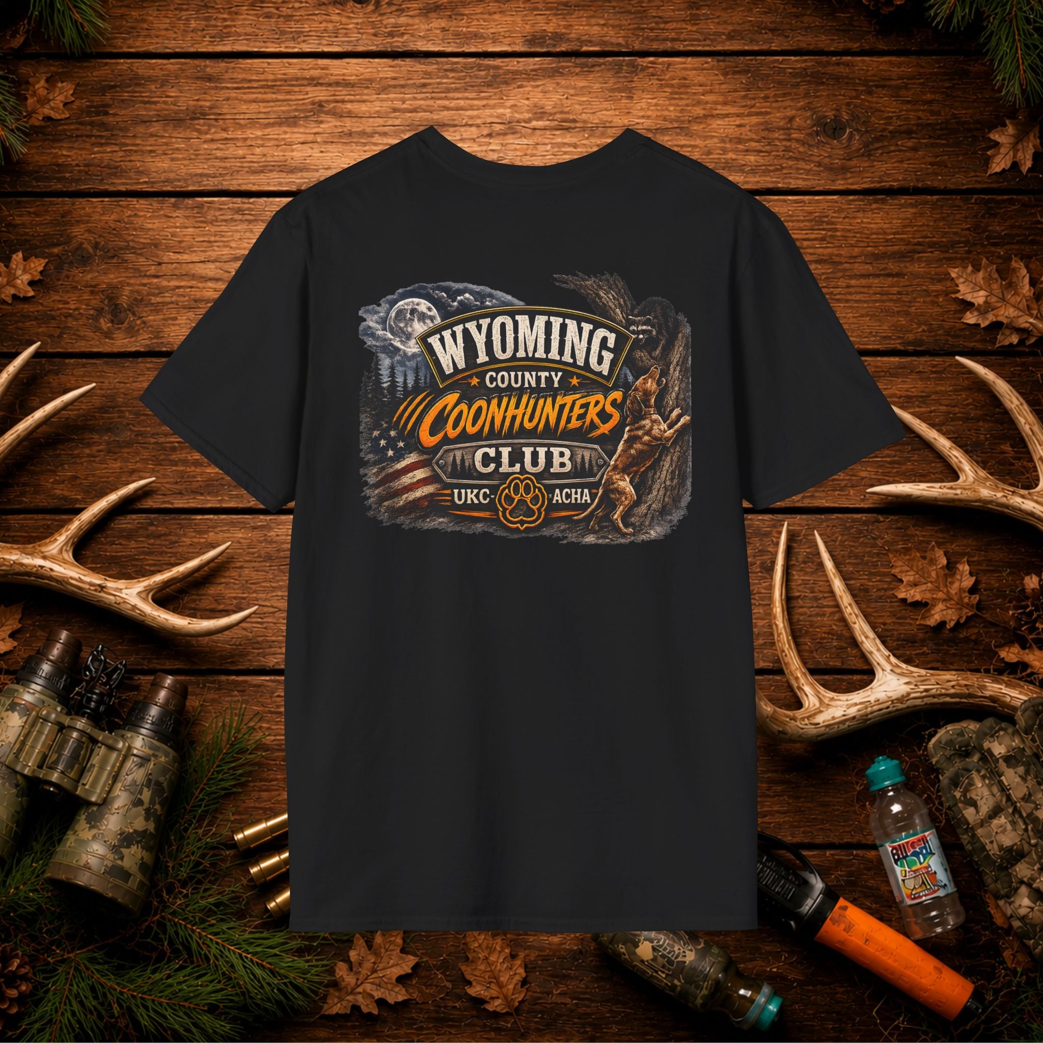 Wyoming county coonhunters club banner