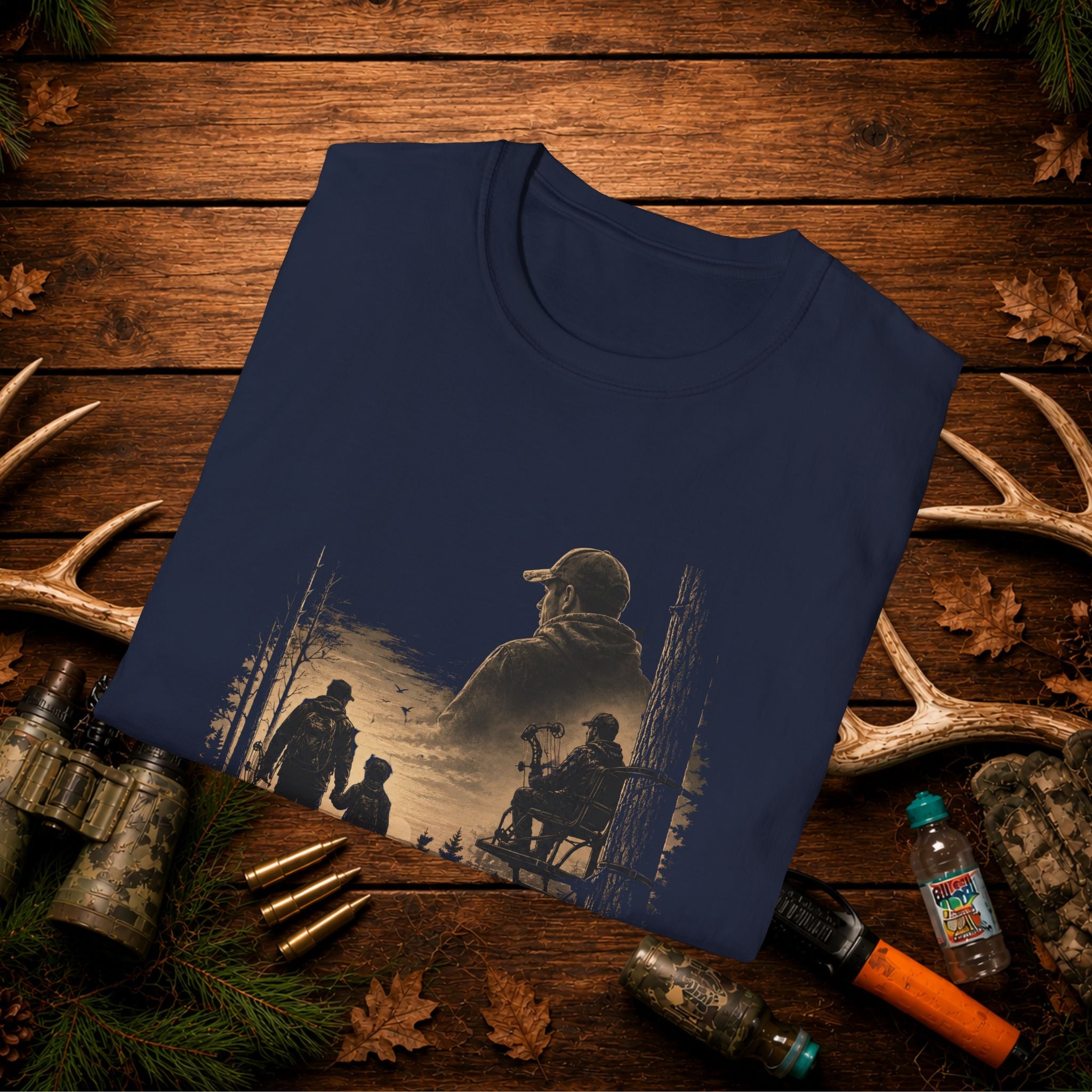 Always With Me Deer Hunting T-Shirt – Vintage Memorial Tee