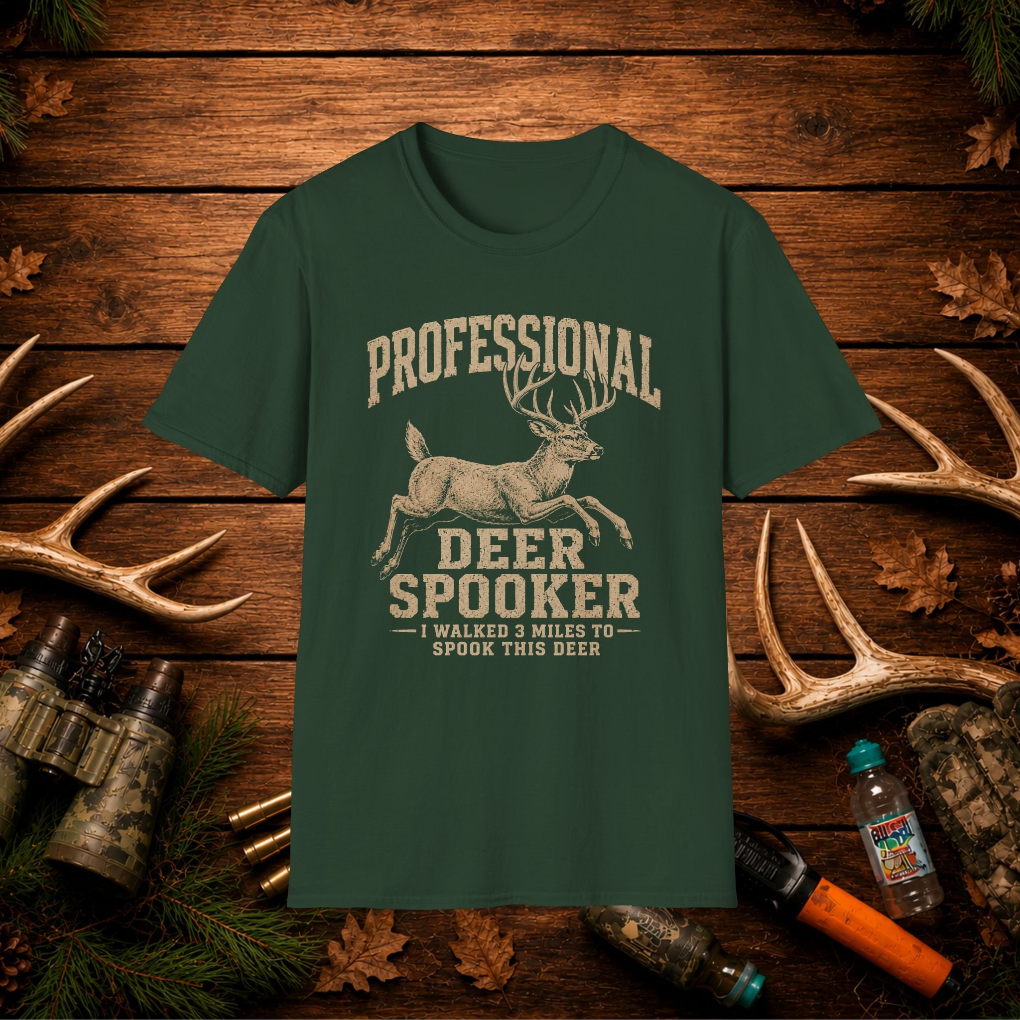 Professional Deer Spooker T-Shirt — Funny Hunting Shirt for Outdoorsmen