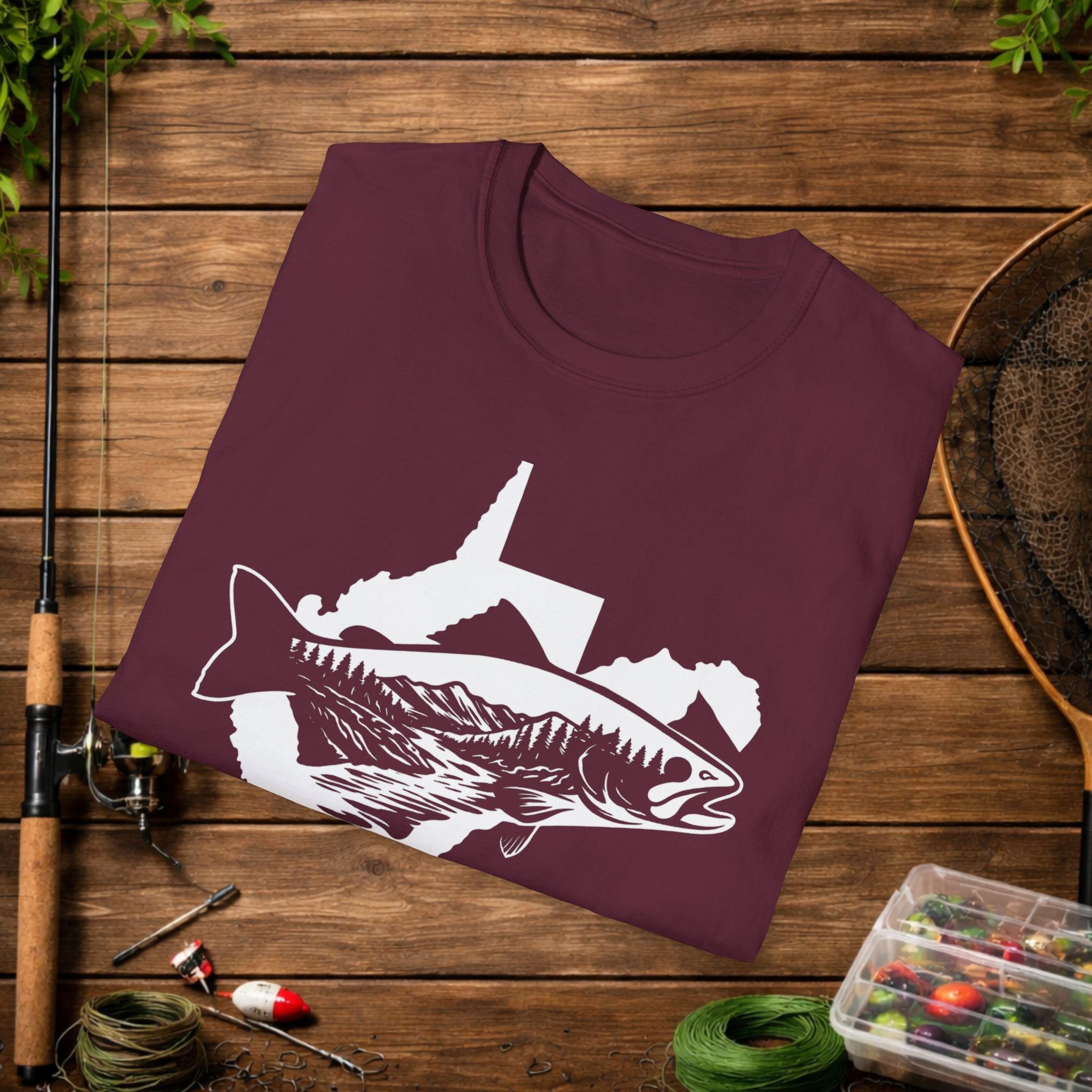 Trout Fishing Shirt Vintage | Fly Fishing Tee | Trout Angler Gift | Fisherman Shirt | Outdoor Nature Tee | River Fishing Apparel
