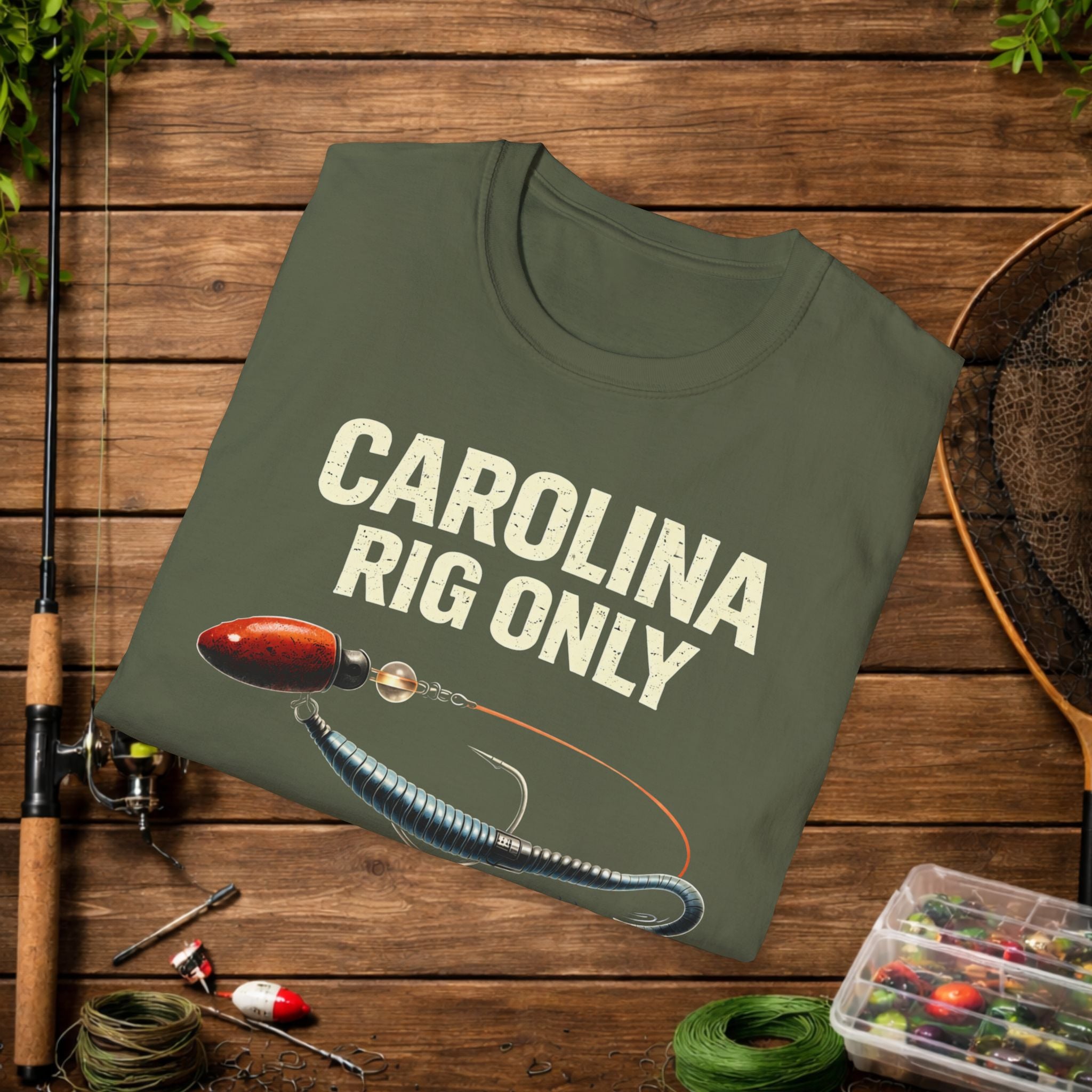 Carolina Rig Only Shirt – It’s a Southern Thing Fishing Tee – Bass Fishing Rig Shirt – Funny Fishing Shirt for Anglers