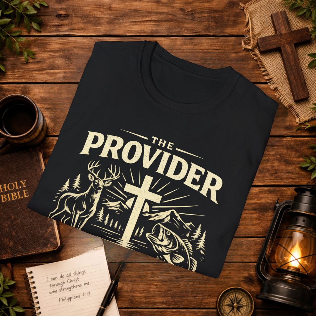 The Provider Cross T-Shirt — Christian Faith Jesus Shirt