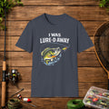 Funny Fishing Shirt – I Was Lure-D Away Bass Fishing Tee