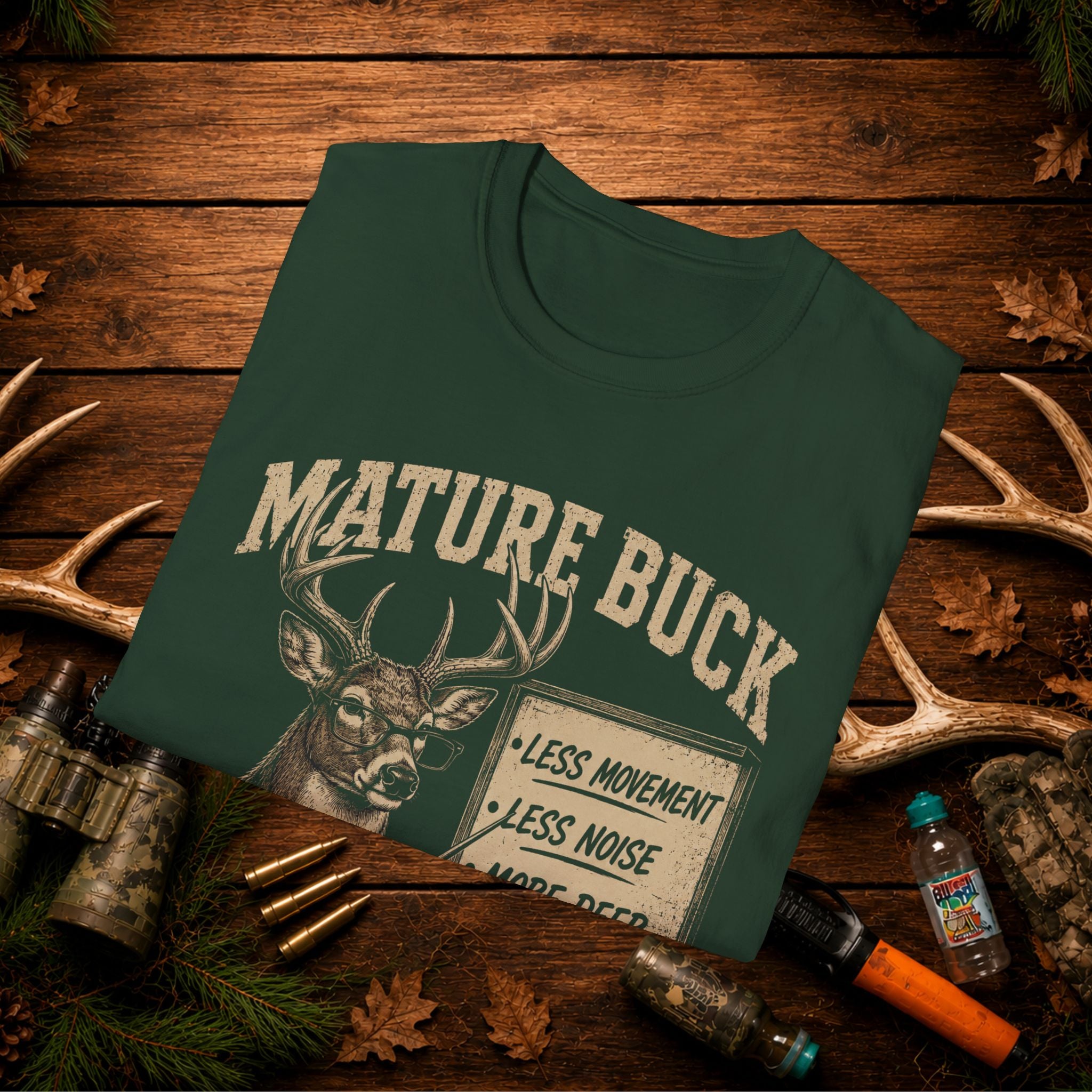 Mature Buck Educator T-Shirt — Funny Deer Hunting Tee