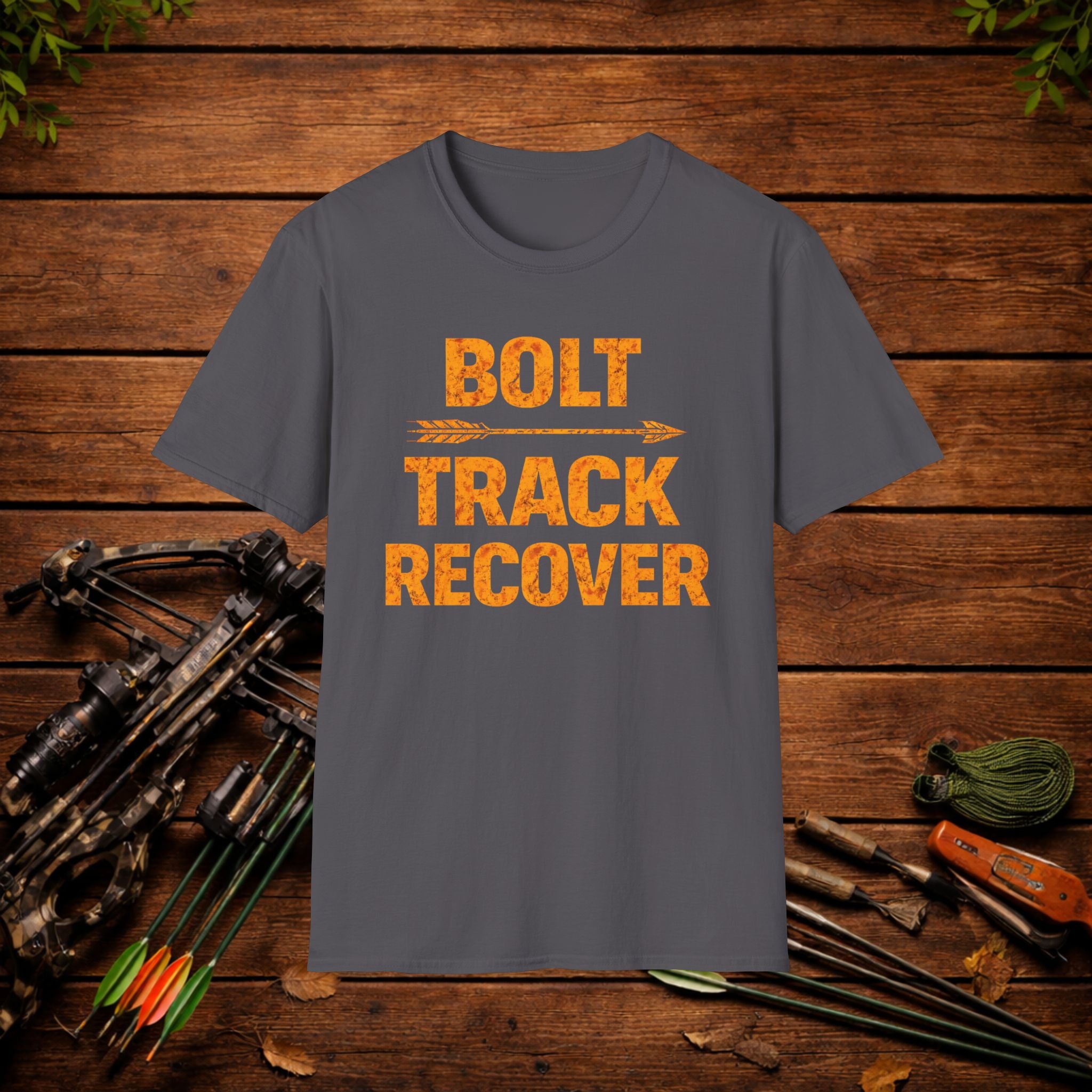Bolt Track Recover Crossbow Hunting Shirt – Deer Hunting Tee – Bowhunter Apparel – Hunter Gift