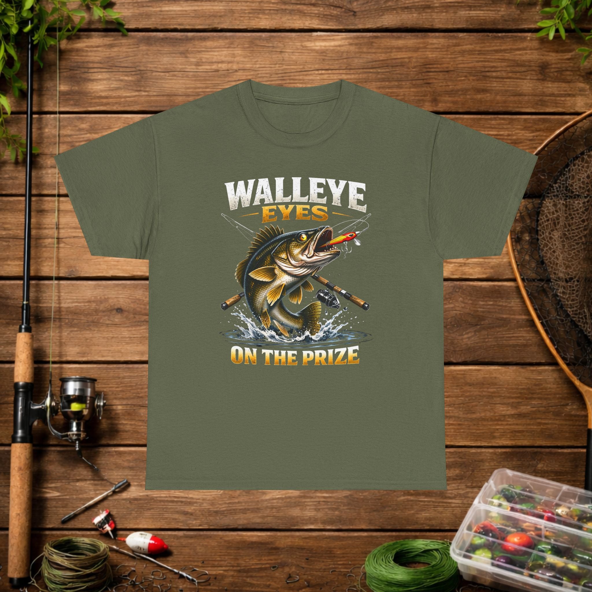 Walleye Fishing Shirt – Walleye Eyes on the Prize Tee – Funny Angler Shirt – Fisherman Gift