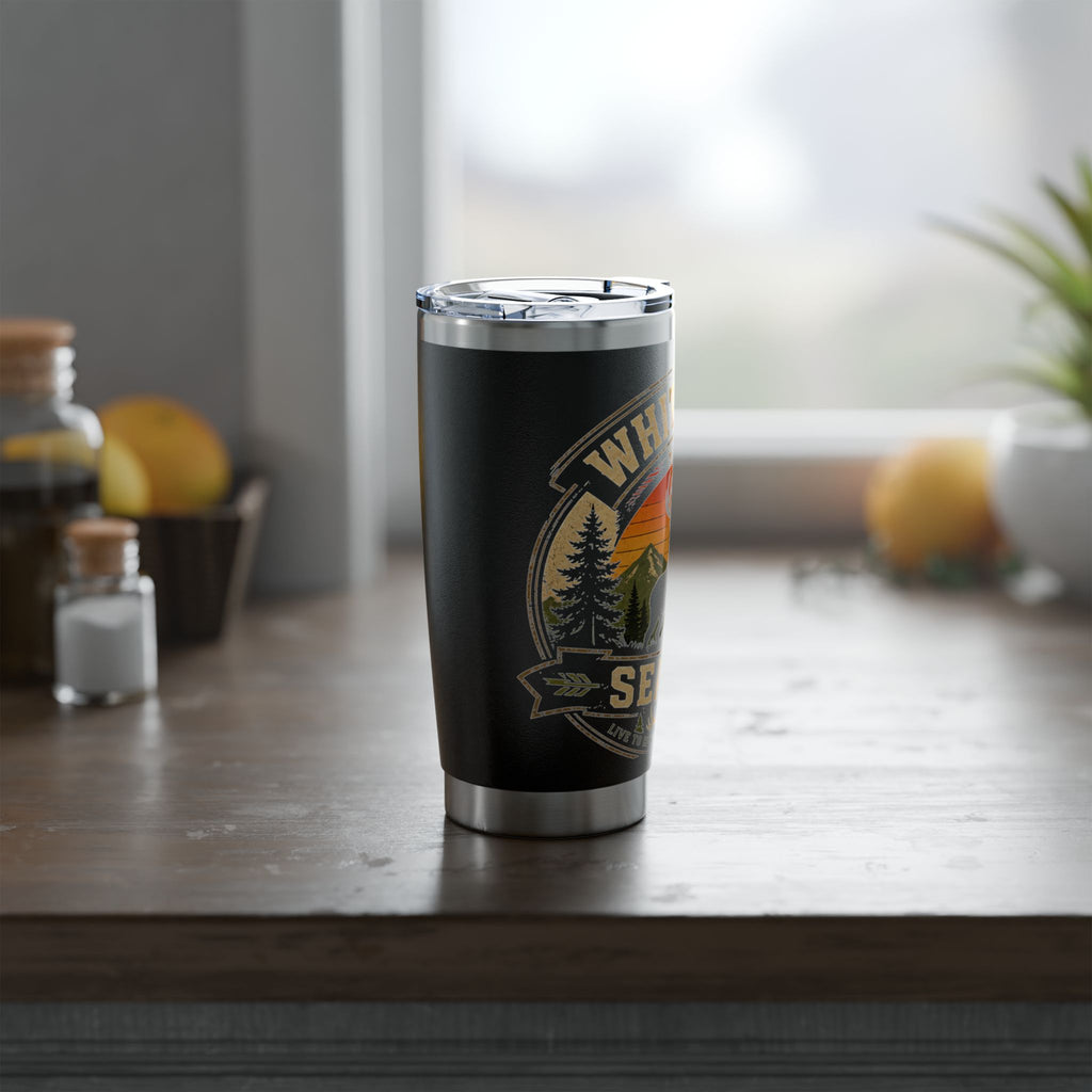 Whitetail Season 20oz Tumbler — Insulated Hunting Travel Cup