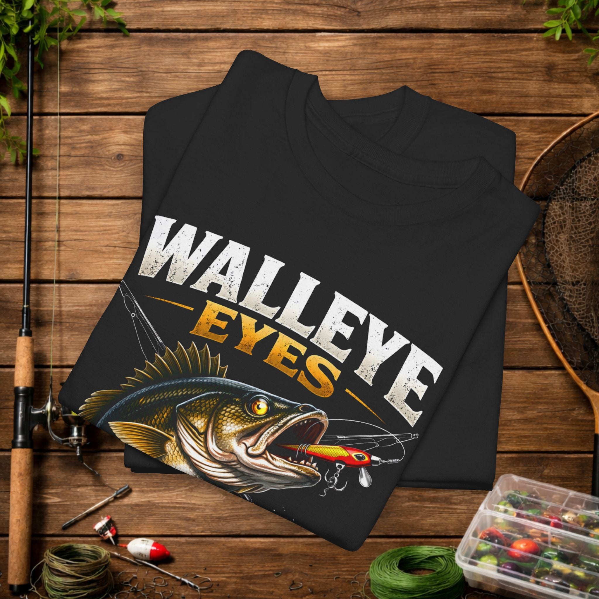 Walleye Fishing Shirt – Walleye Eyes on the Prize Tee – Funny Angler Shirt – Fisherman Gift