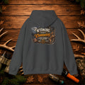 Coonhunters Club Hoodie — Wyoming County Retro Hunting Graphic