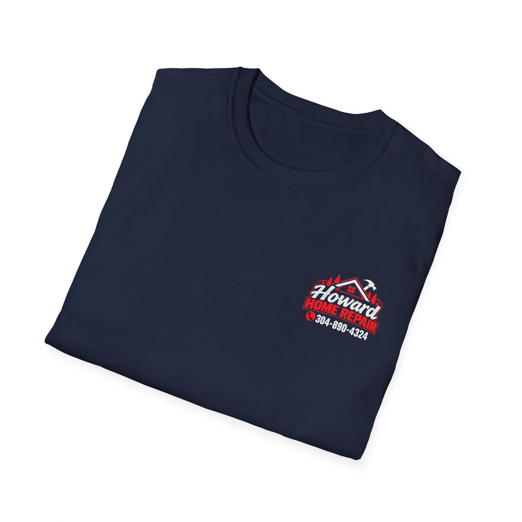 Howard Home Repair T-Shirt — Logo & Contact Workwear