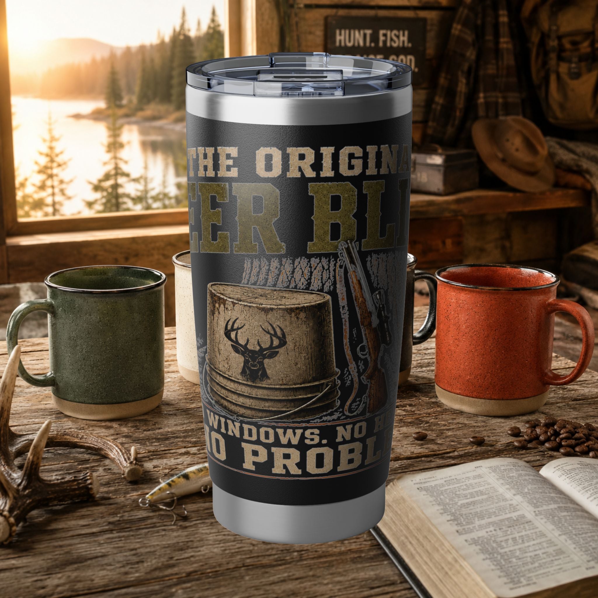 Vagabond 20oz Tumbler — Rustic Hunting & Outdoors Insulated Travel Mug