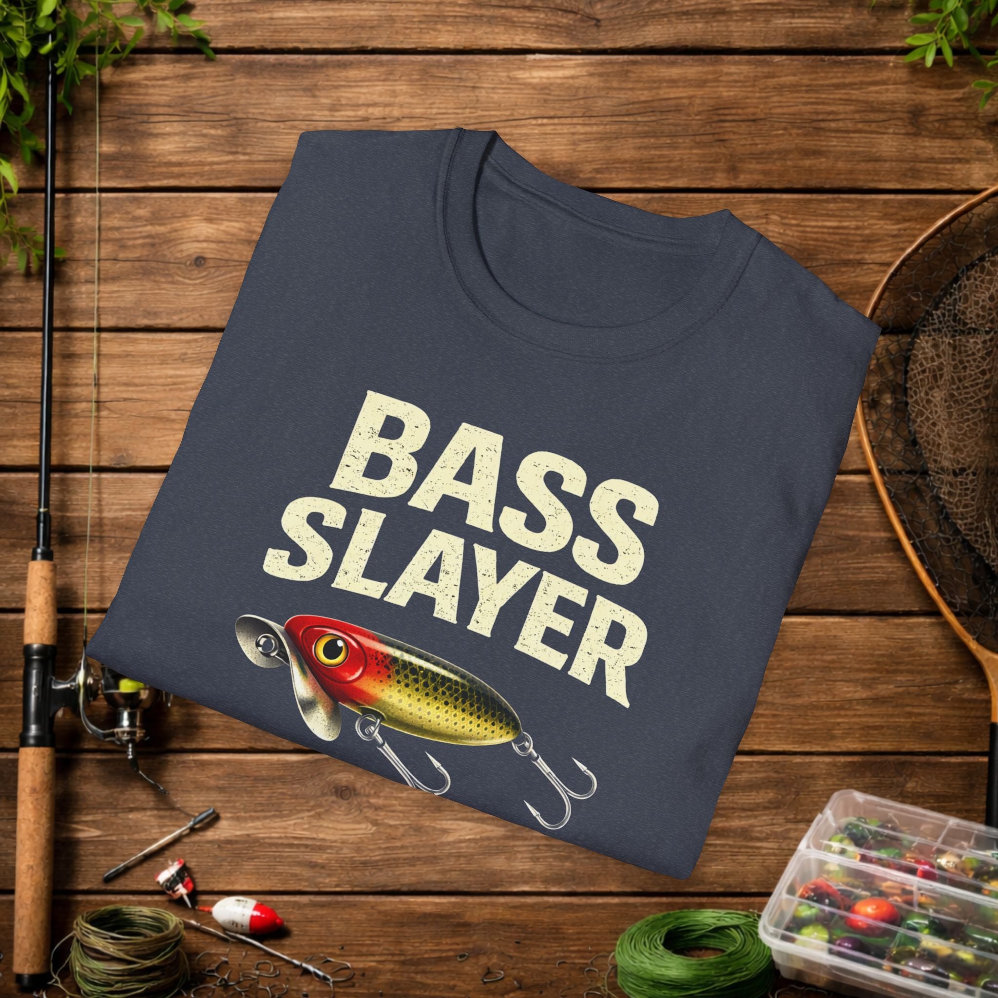 Bass Slayer Shirt – Limits or GTFO Fishing Tee – Topwater Bass Fishing Shirt – Jitterbug Lure Angler Shirt