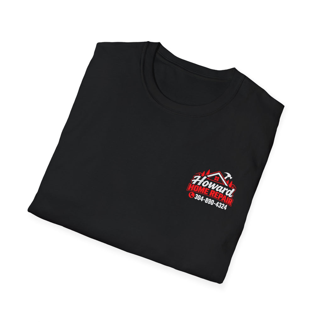 Howard Home Repair T-Shirt — Logo & Contact Workwear