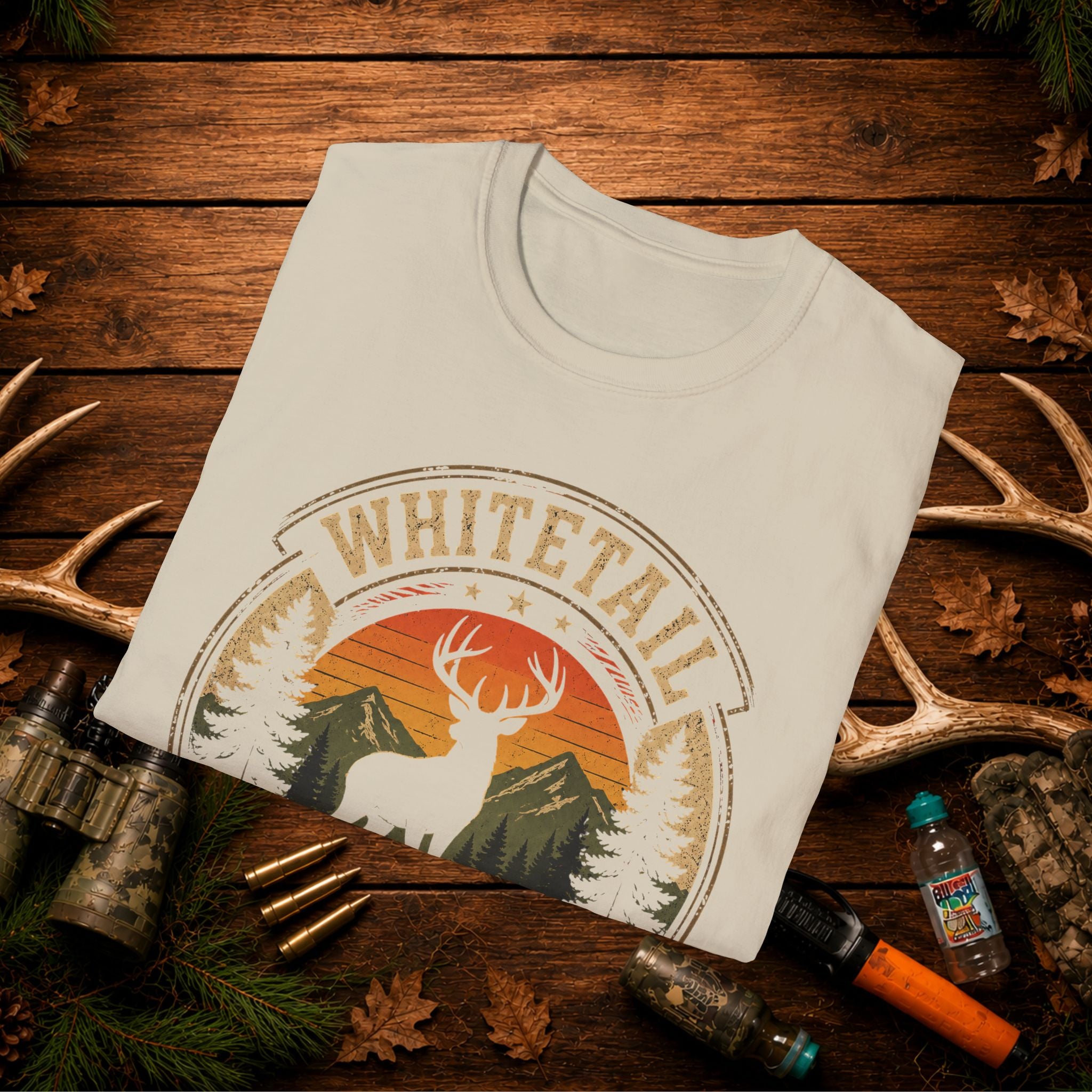 Whitetail Season Deer Hunting Shirt | Vintage Buck Hunter Tee | Retro Outdoor Graphic T-Shirt