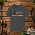 Walleye Over Chores Fishing Shirt – Funny Walleye Angler Tee – Walleye > Chores Shirt – Fisherman Gift