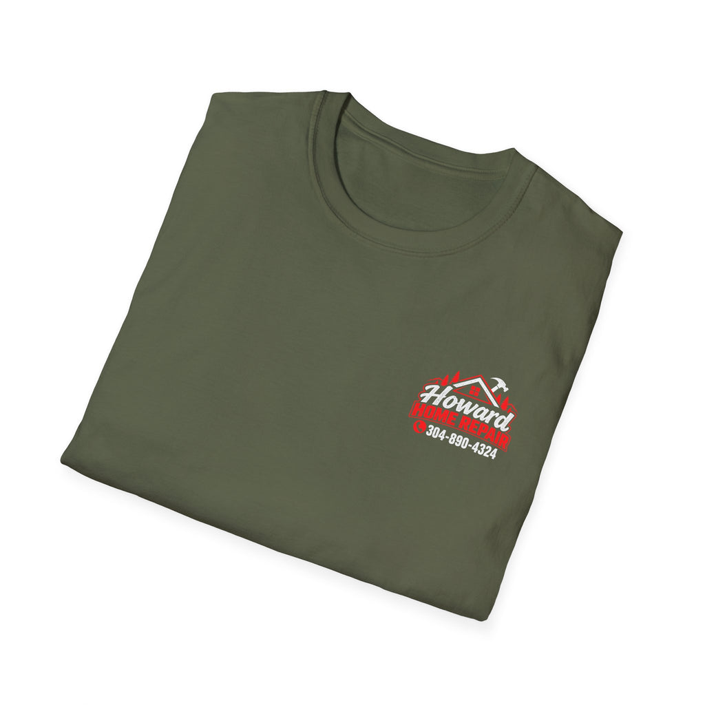 Home Repair T-Shirt — Howard Home Repair Logo & Phone Number