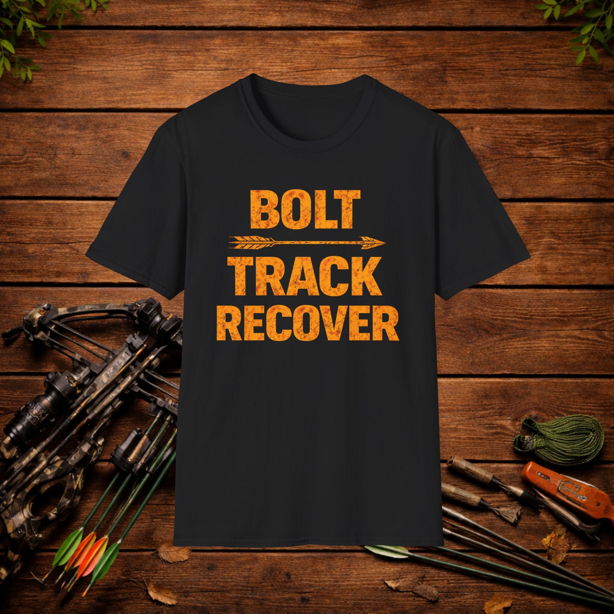 Bolt Track Recover Crossbow Hunting Shirt – Deer Hunting Tee – Bowhunter Apparel – Hunter Gift
