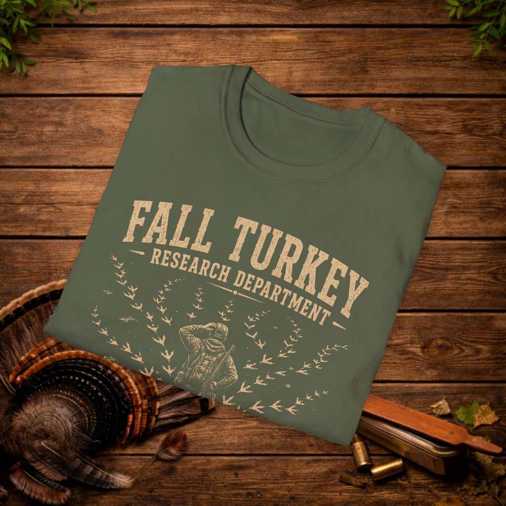 Fall Turkey Research Department T-Shirt | Funny Thanksgiving Tee | Wild Wonderful Wear