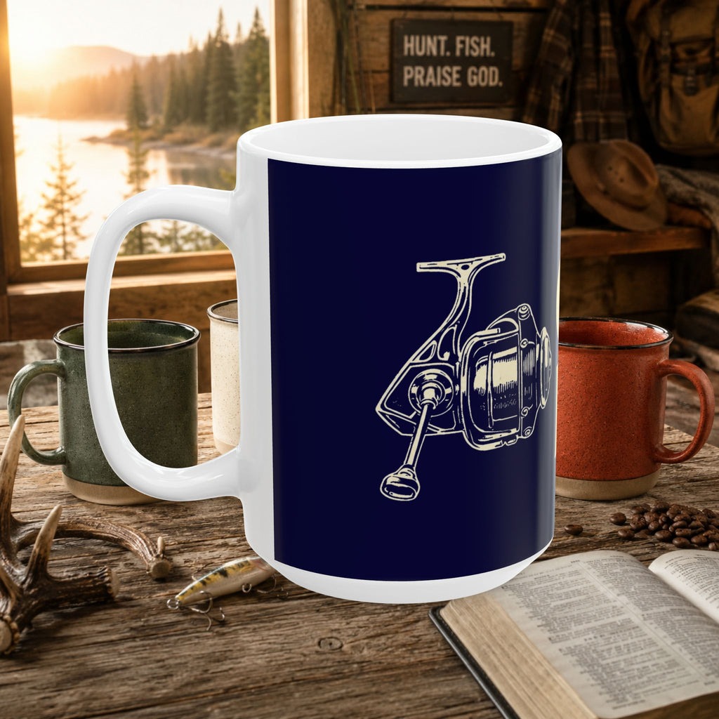 Cool Dad Ceramic Coffee Mug – Funny Father’s Day Gift for Fishing Dads | 11oz & 15oz