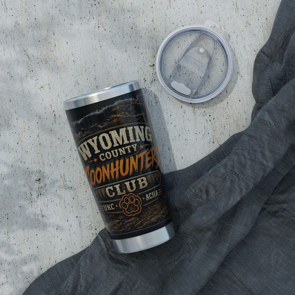 Coonhunter Club 20oz Tumbler — Wyoming County Outdoor Hunting Travel Mug