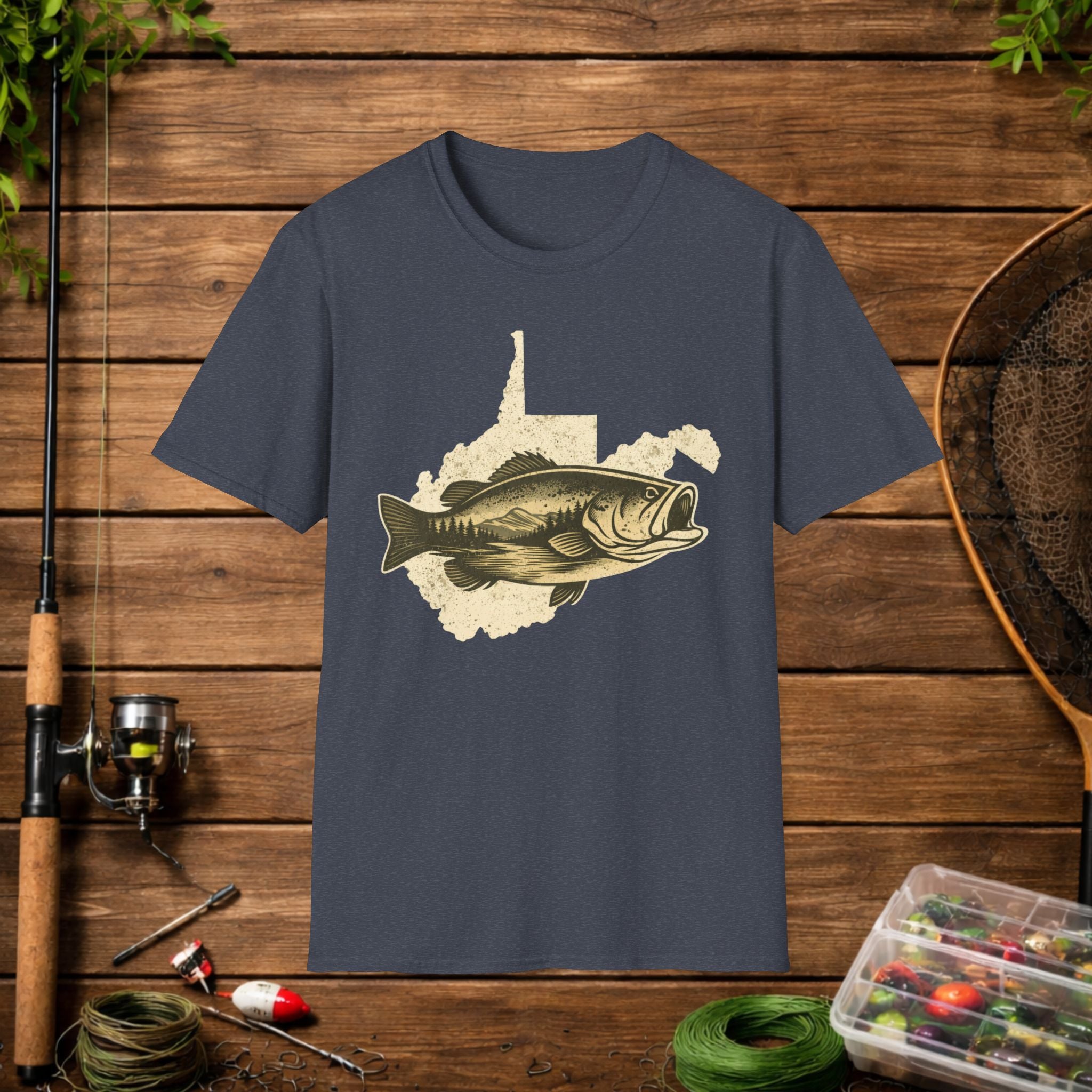 Bass Fishing Shirt Vintage | Largemouth Bass Graphic Tee | Fisherman Gift | Outdoor Fishing Shirt | Angler Apparel | Lake Life Tee