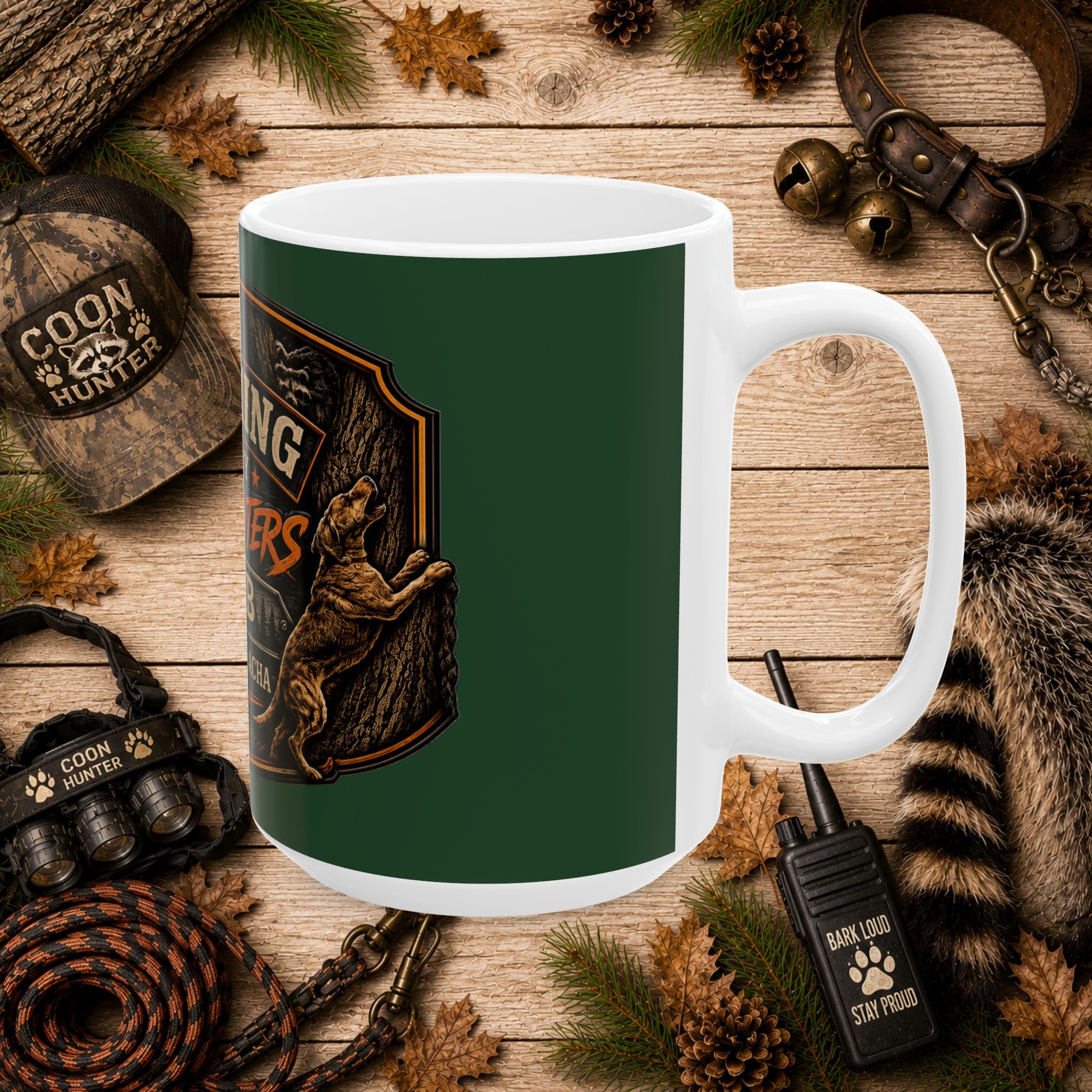 Wyoming Coonhunters Club Ceramic Mug (11oz, 15oz)