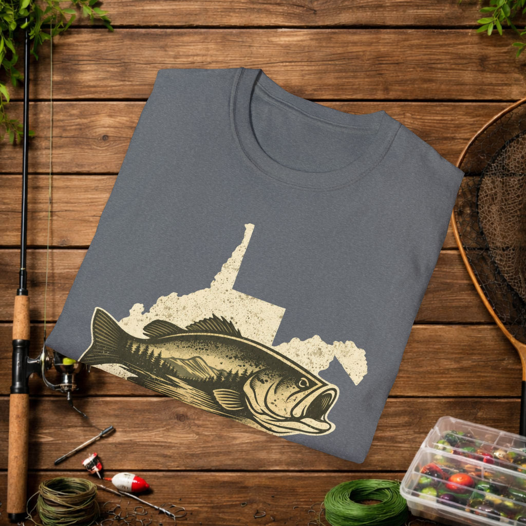 Bass Fishing Shirt Vintage | Largemouth Bass Graphic Tee | Fisherman Gift | Outdoor Fishing Shirt | Angler Apparel | Lake Life Tee