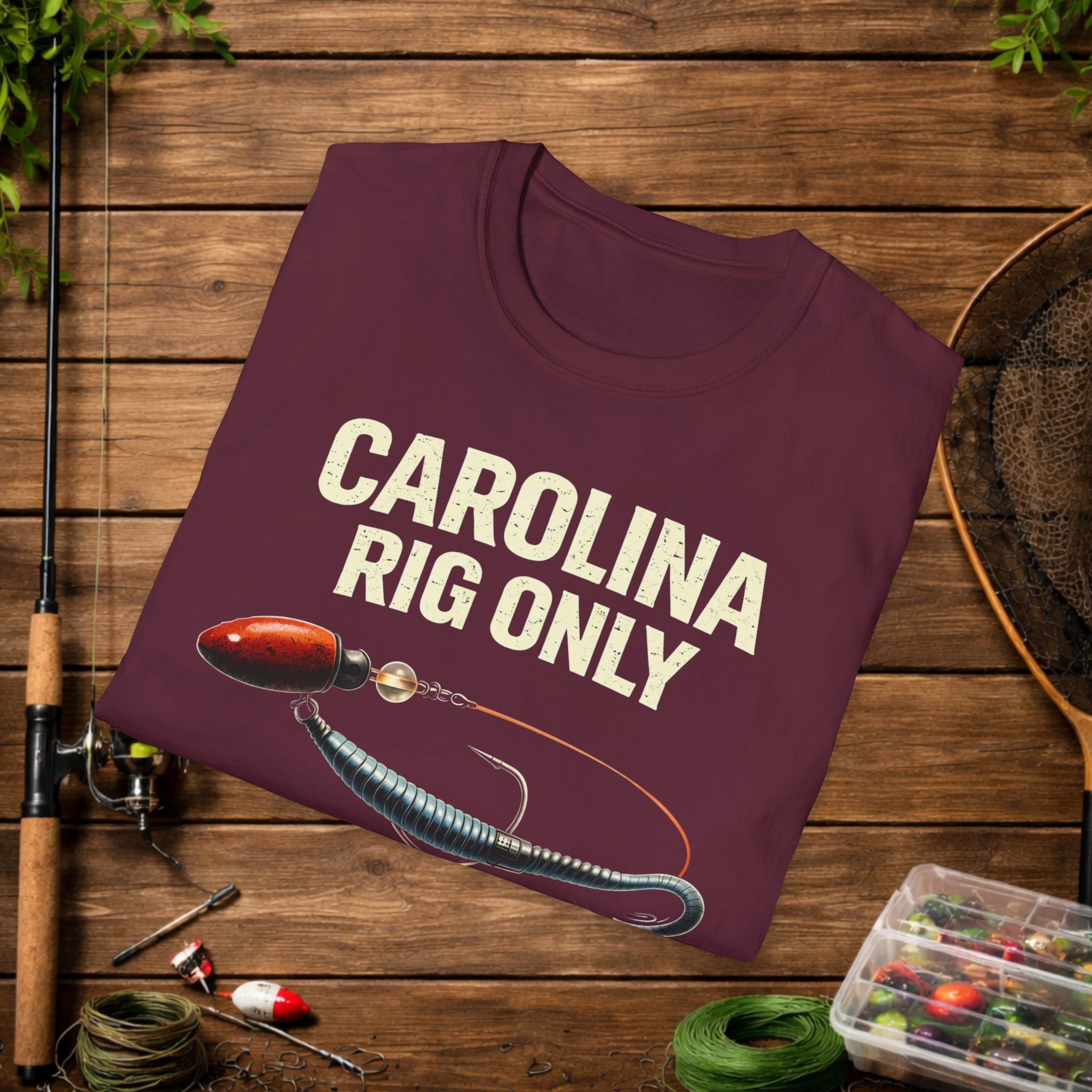 Carolina Rig Only Shirt – It’s a Southern Thing Fishing Tee – Bass Fishing Rig Shirt – Funny Fishing Shirt for Anglers