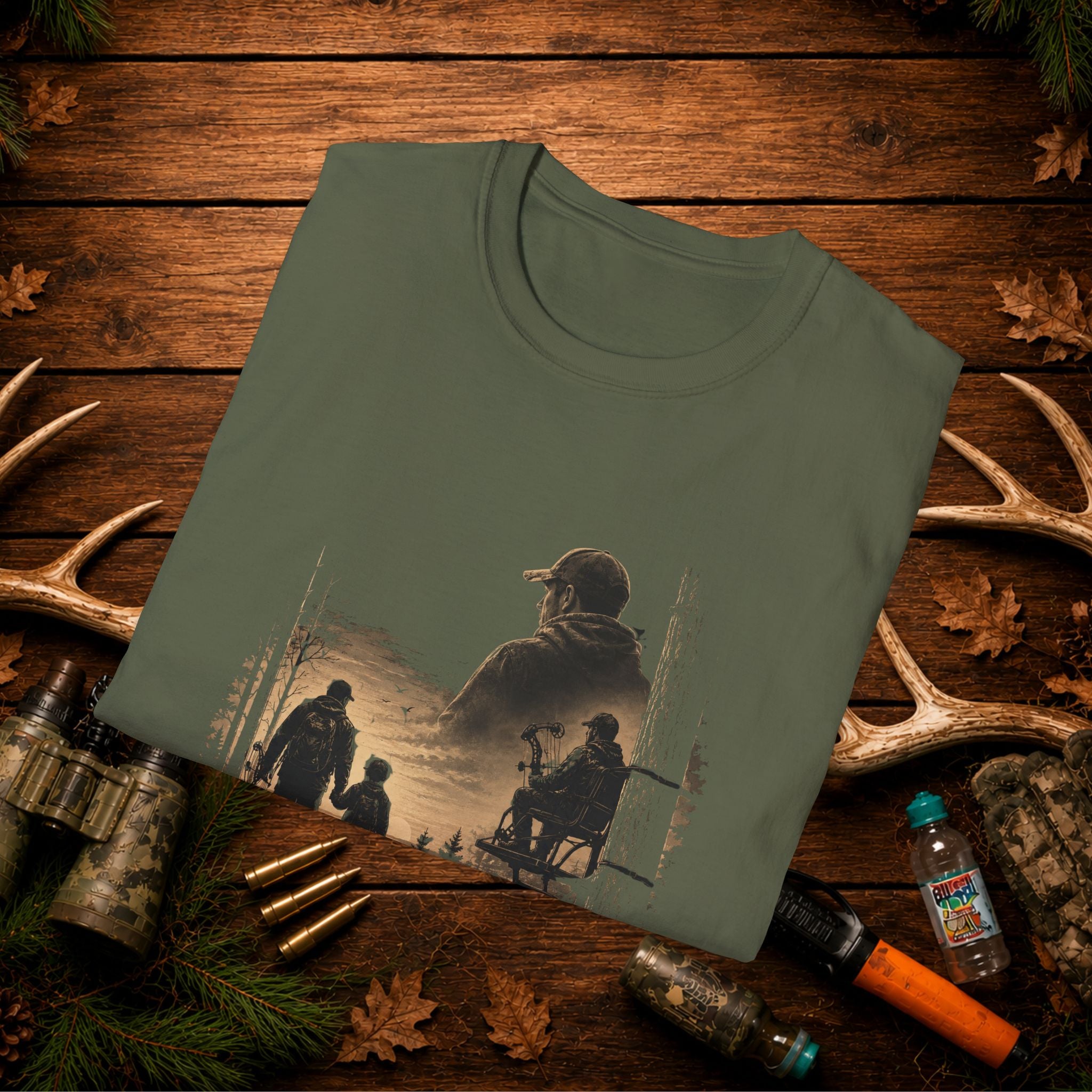 Always With Me Deer Hunting T-Shirt – Vintage Memorial Tee