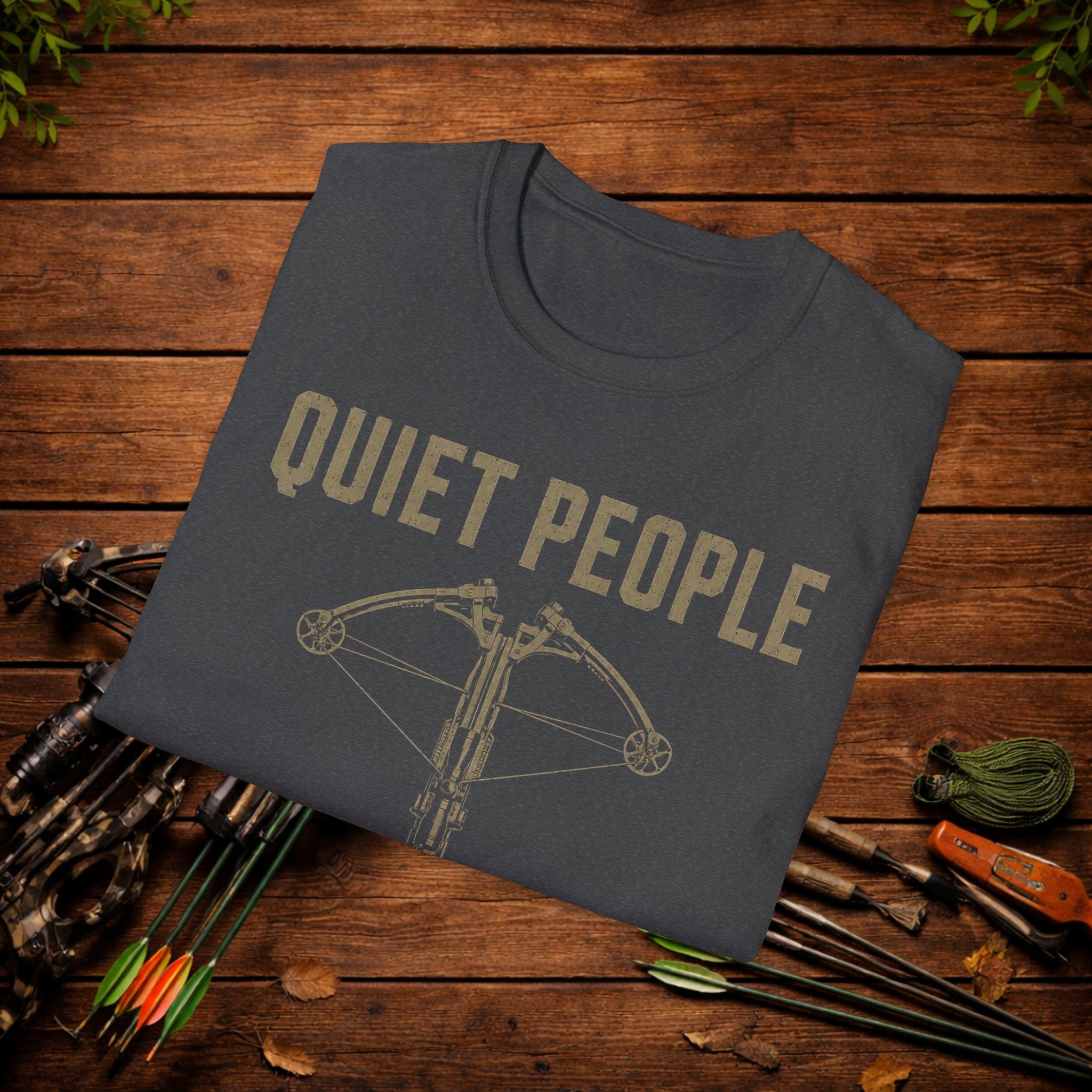 Quiet People Surprise Everyone Crossbow T-Shirt