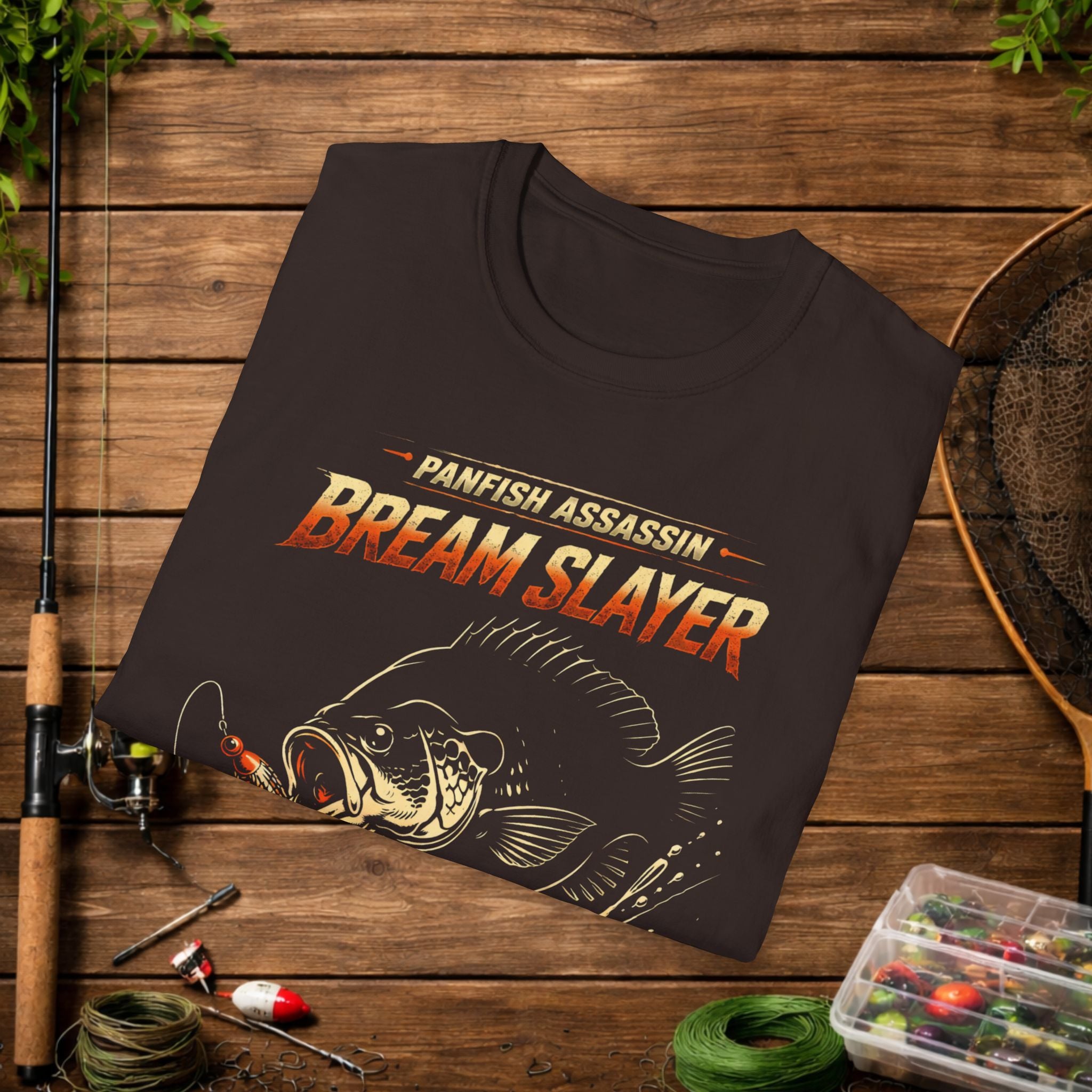 Bream Slayer Shirt – Panfish Assassin Fishing Tee – Crappie & Bluegill Angler Shirt – Limits Or GTFO Funny Fishing Shirt