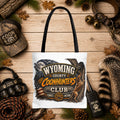 Coonhunters Club Wyoming Tote Bag — Vintage Hunting Patch Design