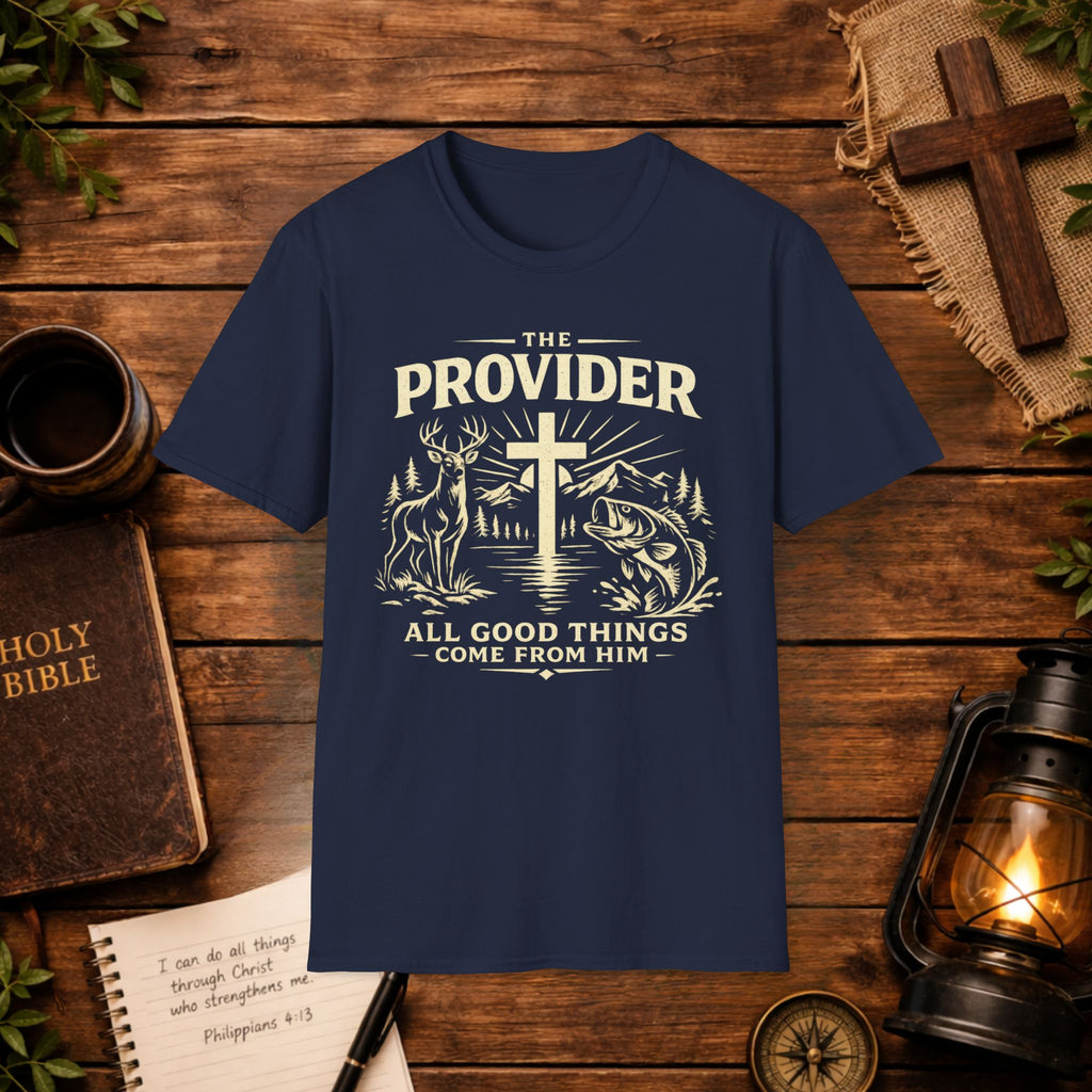 The Provider Cross T-Shirt — Christian Faith Jesus Shirt