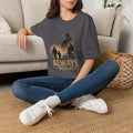 Always With Me Deer Hunting T-Shirt – Vintage Memorial Tee