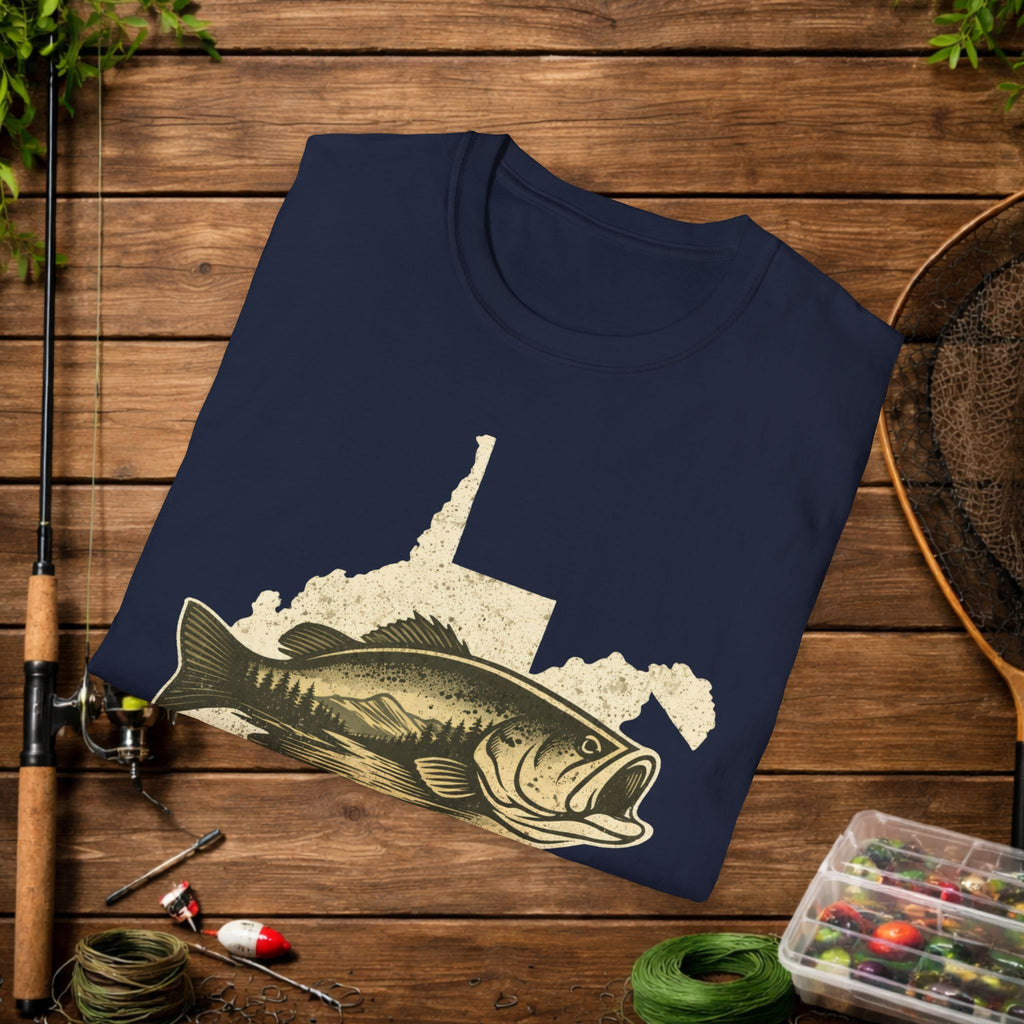 Bass Fishing Shirt Vintage | Largemouth Bass Graphic Tee | Fisherman Gift | Outdoor Fishing Shirt | Angler Apparel | Lake Life Tee