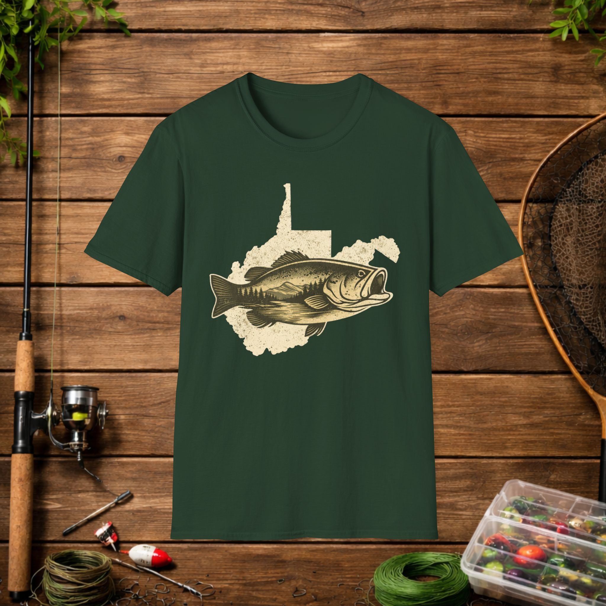 Bass Fishing Shirt Vintage | Largemouth Bass Graphic Tee | Fisherman Gift | Outdoor Fishing Shirt | Angler Apparel | Lake Life Tee