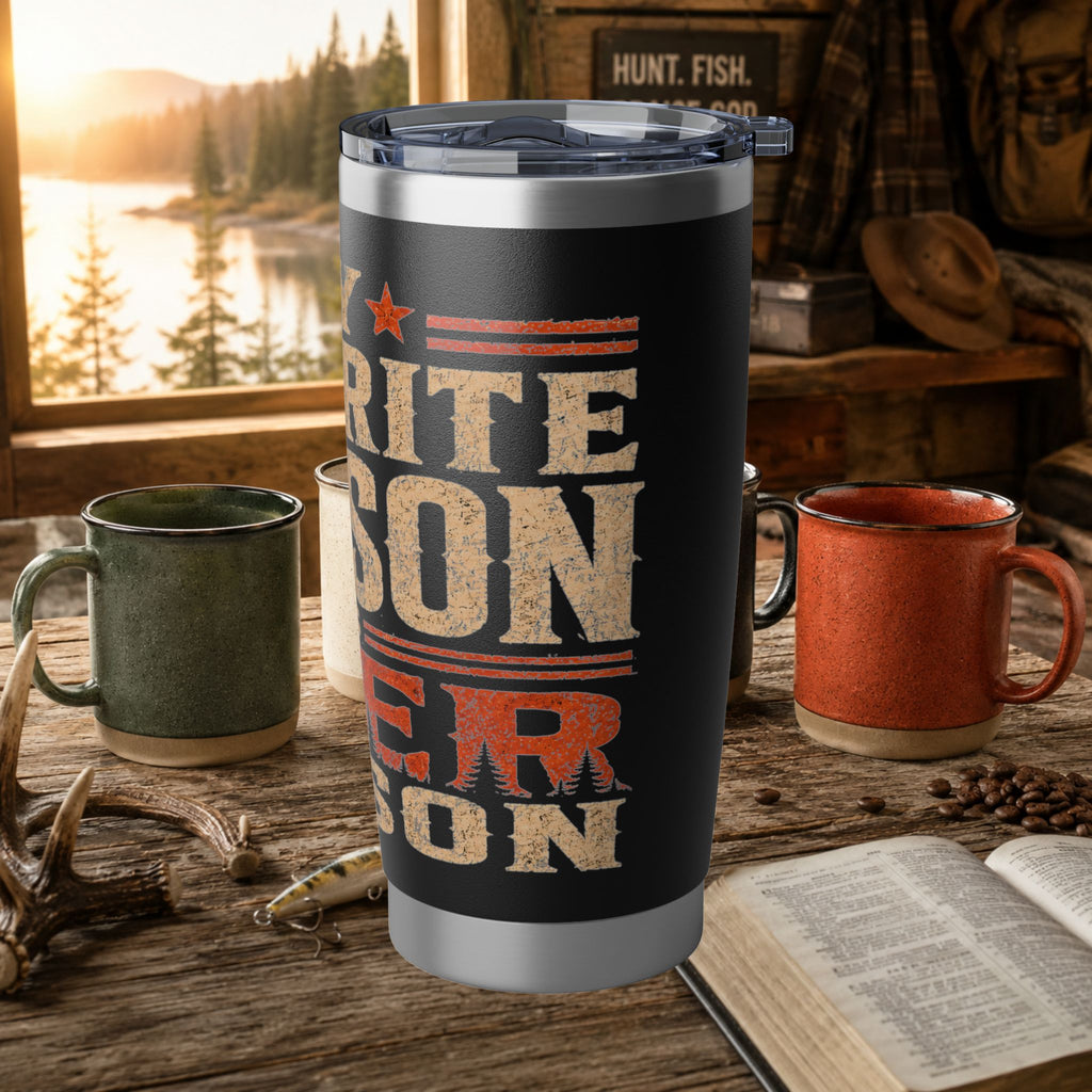 Deer Season 20oz Tumbler - My World Is Deer Season Insulated Travel Cup
