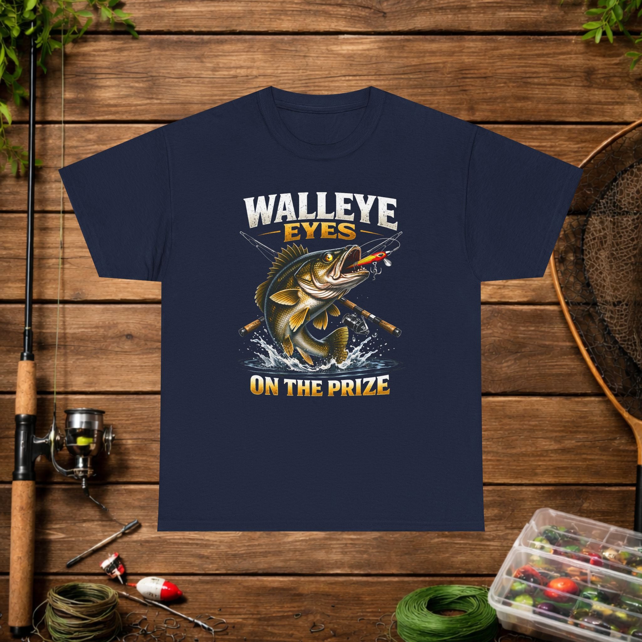 Walleye Fishing Shirt – Walleye Eyes on the Prize Tee – Funny Angler Shirt – Fisherman Gift