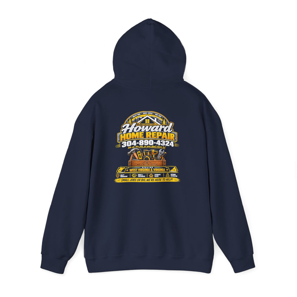 Home Repair Crew Hoodie — Retro Tools Graphic Sweatshirt