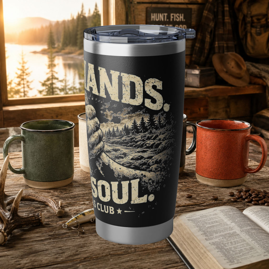 Dirty Hands Clean Soul 20oz Tumbler | Insulated Stainless Steel Travel Cup
