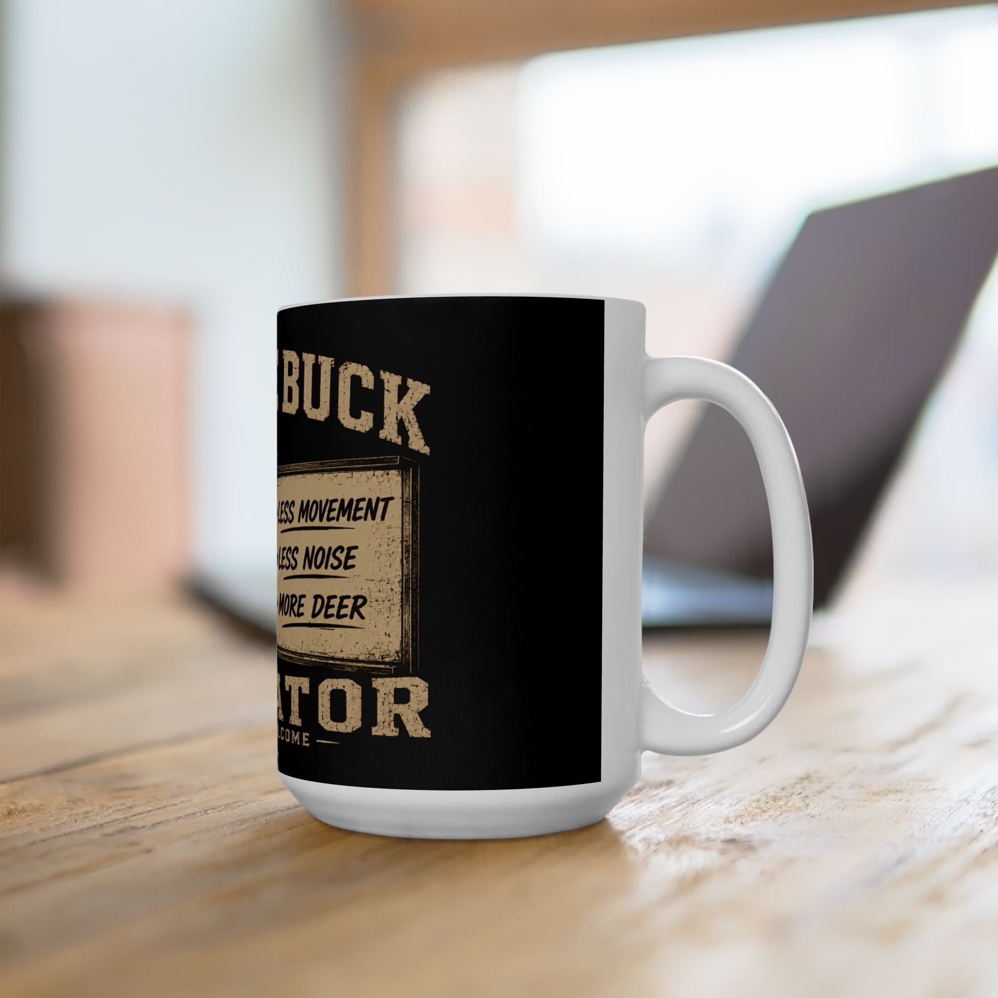 Mature Buck Educator Mug - Hunting Deer Hunter Coffee Cup (11oz, 15oz)
