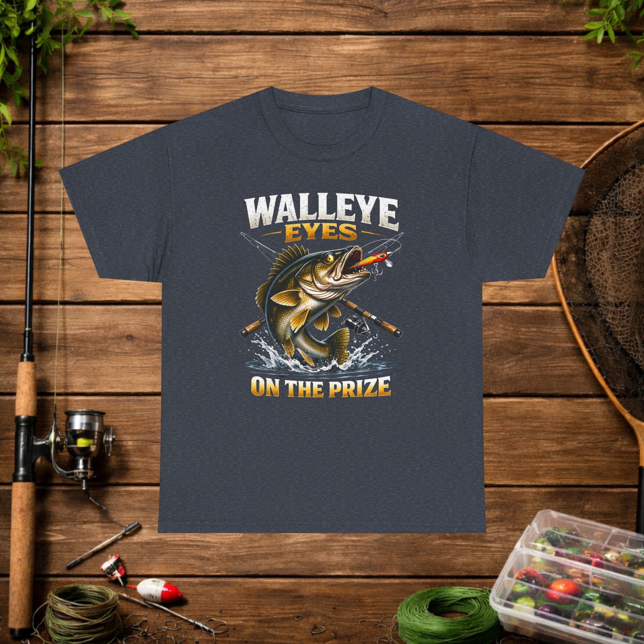Walleye Fishing Shirt – Walleye Eyes on the Prize Tee – Funny Angler Shirt – Fisherman Gift