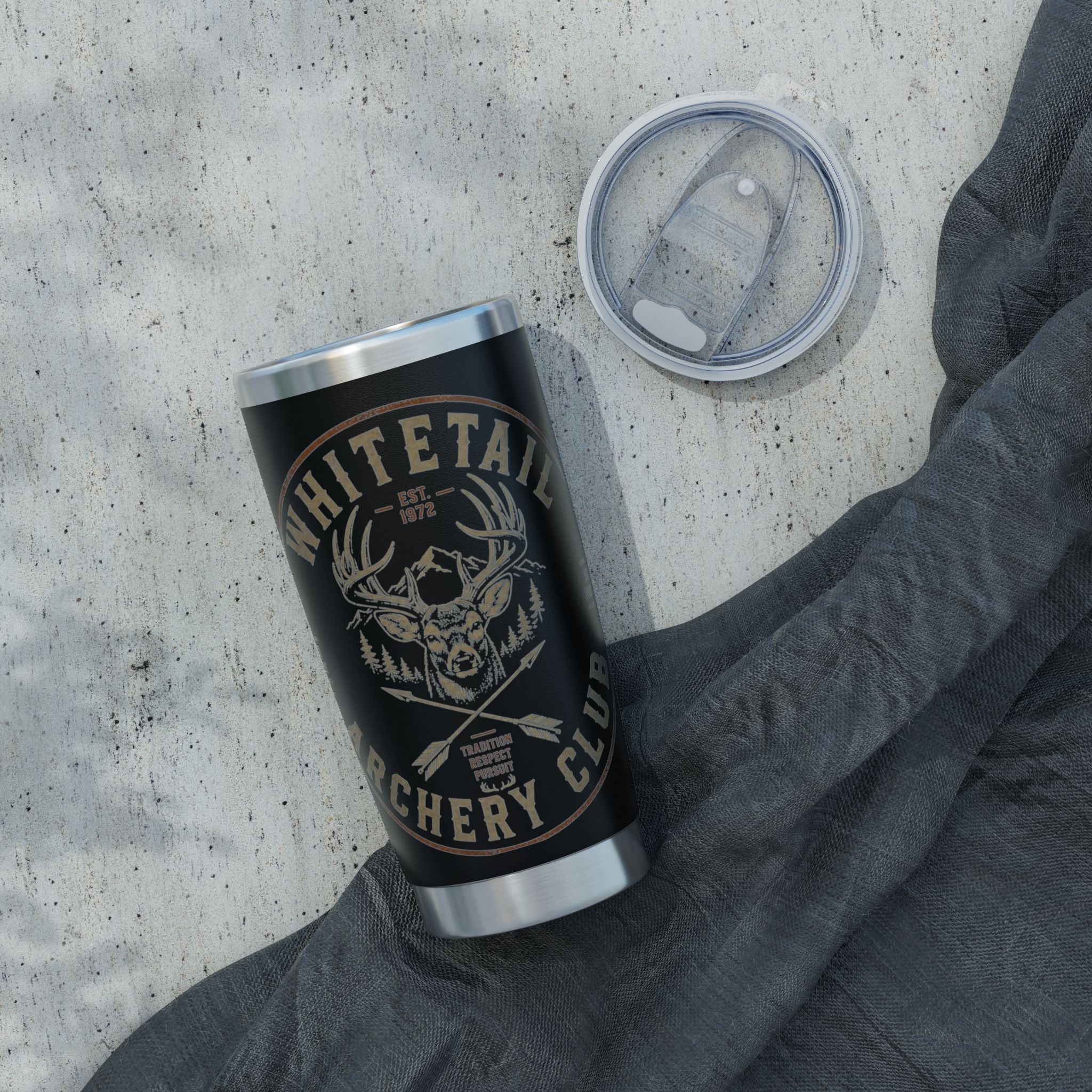 Vagabond 20oz Tumbler — Whitetail Archery Club Insulated Travel Mug
