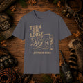 Turn 'Em Loose Coon Hunting T-Shirt | Working Dog Houndsman Tee | Wild Wonderful Wear