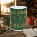 Full Draw Therapy Hunting Mug — Archery Coffee Cup (11oz, 15oz)