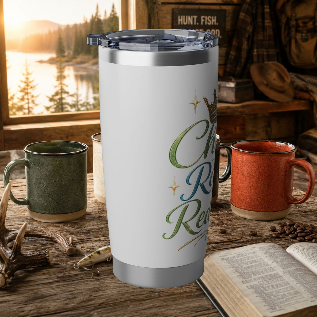 Chosen Royal Redeemer 20oz Tumbler | Inspirational Christian Travel Mug