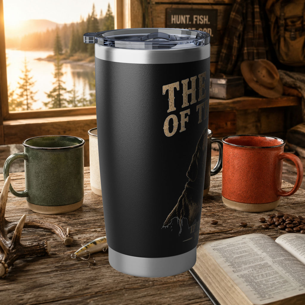 Coon Dog 20oz Tumbler — "The Music of the Night" Howling Hound Travel Mug