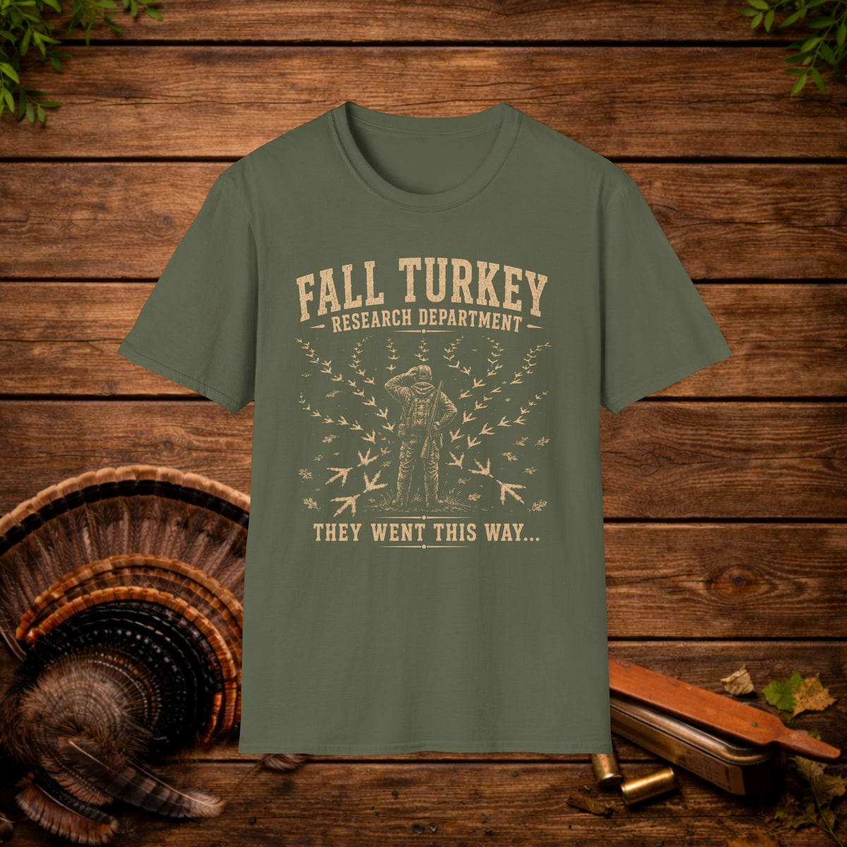 Fall Turkey Research Department T-Shirt | Funny Thanksgiving Tee | Wild Wonderful Wear