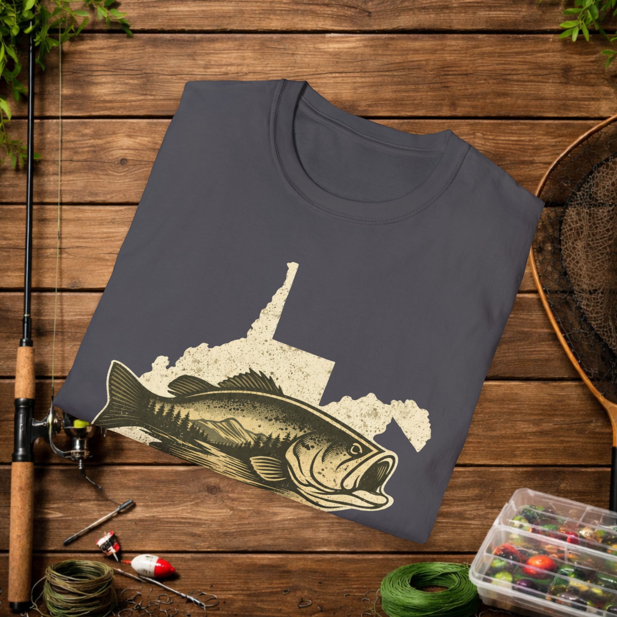 Bass Fishing Shirt Vintage | Largemouth Bass Graphic Tee | Fisherman Gift | Outdoor Fishing Shirt | Angler Apparel | Lake Life Tee